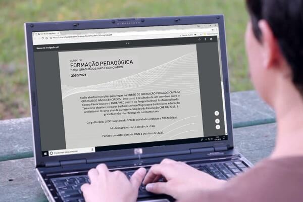 CPS abre inscrições para curso gratuito de formação pedagógica - Educageral